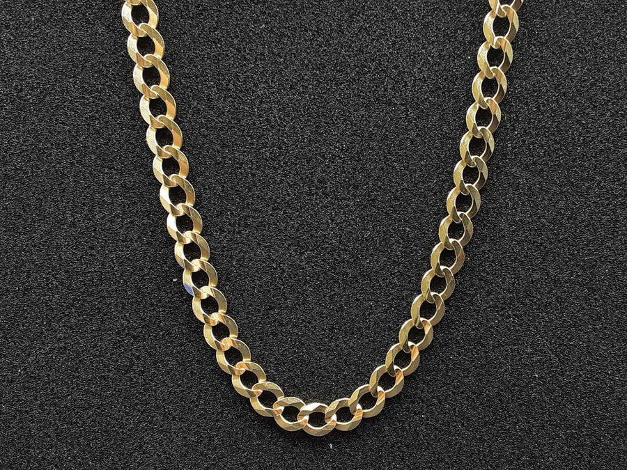 Cuban Link Chain - Yellow Gold 10k (.417) 30.3 grams 22 inch