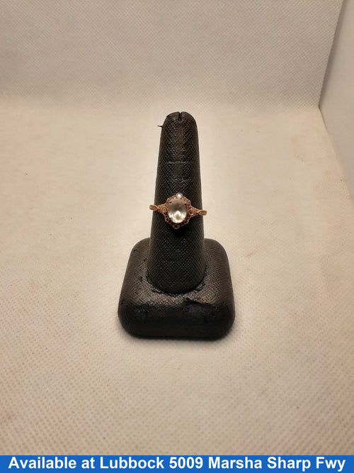Women's Ring - Solitaire - Rose Gold 10k (.417) 2.3 grams Size 8.5