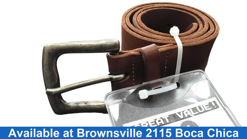 Milos Brown Belt / Buckle