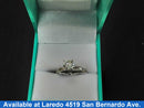 Women's Ring - Solitaire - White Gold 14k (.585) 2.5 grams Size 7