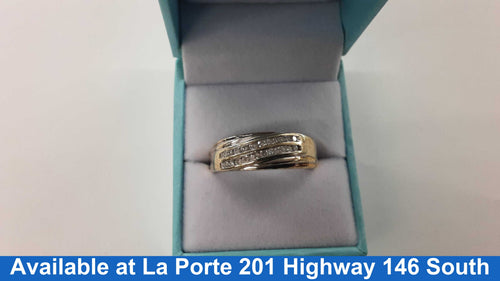 Men's Ring - White Gold 10k (.417) 5.1 grams Size 11.5