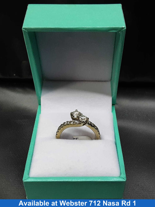 Women's Ring - White Gold 14k (.585) 3.8 grams Size 7.5