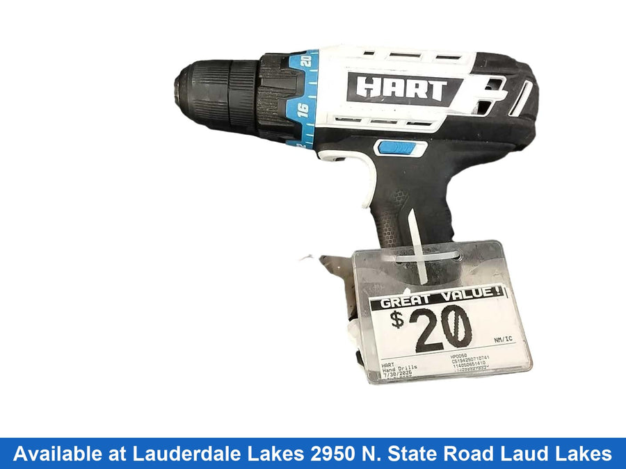 Hart Hpdd50 White Hand Drill