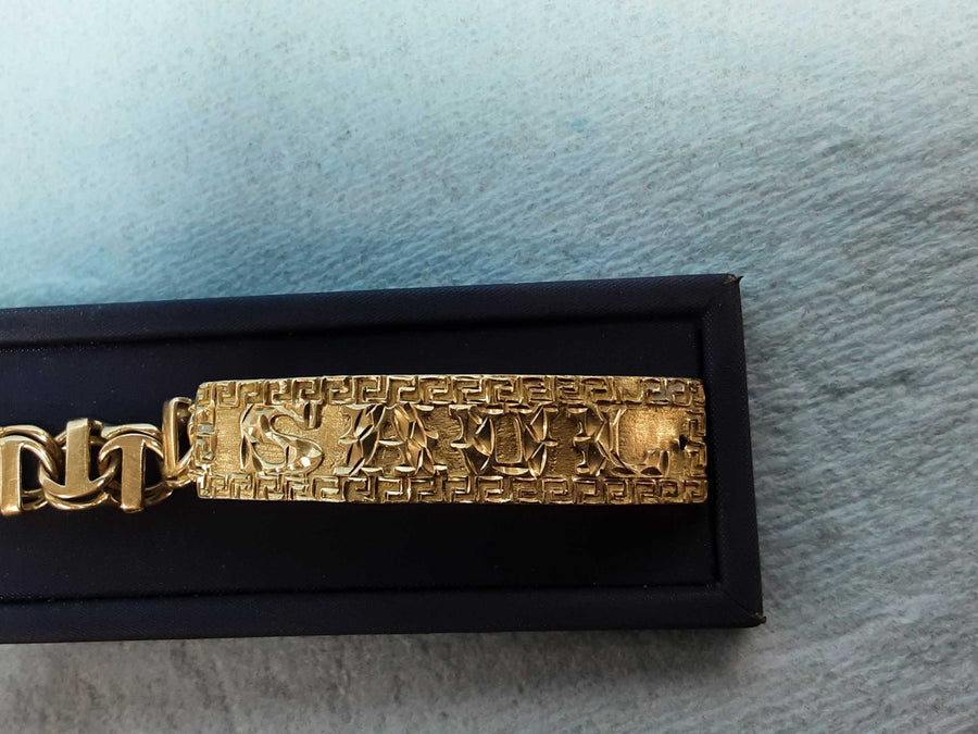 ID Bracelet - Yellow Gold 10k (.417) 29.5 grams 8 inch
