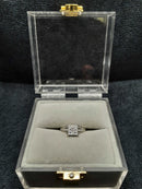 White Gold Square Style Wedding Ring