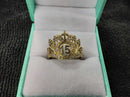 Women's Ring - Yellow Gold 10k (.417) 3 grams Size 7