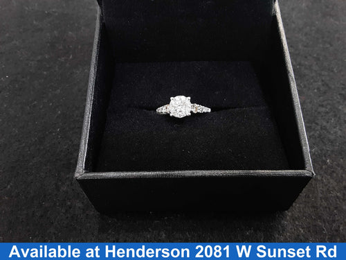 Ring - Engagement Set - White Gold 14k (.585) 2.6 grams Size 5