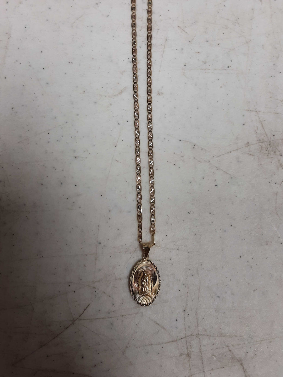 Chain - Tricolor Gold 14k (.585) 6 grams 18 inch
