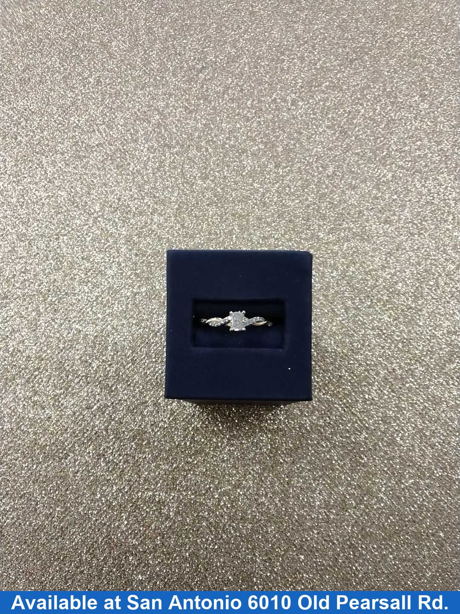 Women's Ring - Solitaire - Yellow Gold 10k (.417) 2.3 grams Size 20