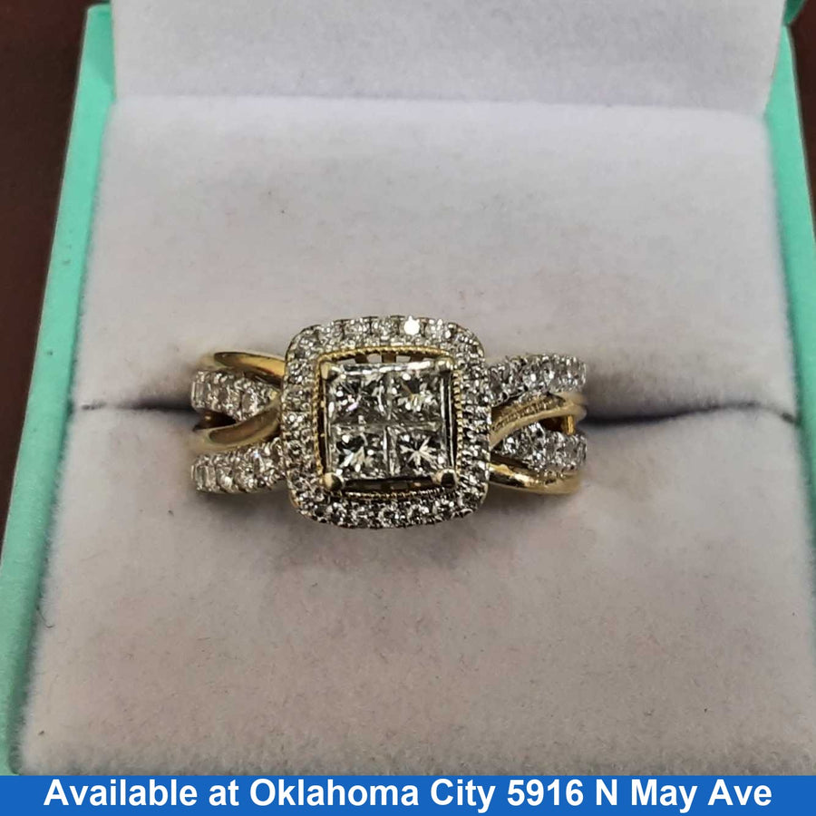 Women's Ring - Yellow Gold 14k (.585) 8.1 grams Size 9
