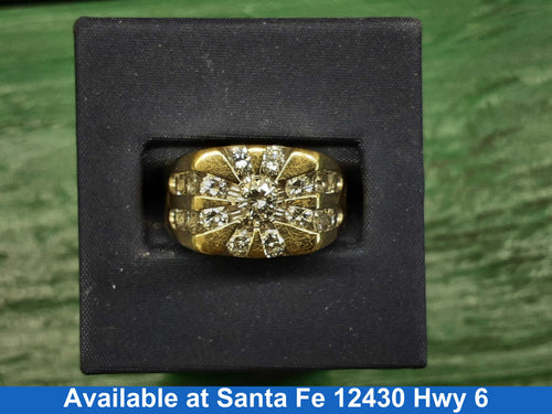 Men's Ring - Yellow Gold 14k (.585) 13.7 grams Size 9.5