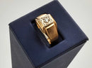 Men's Ring - Yellow Gold 10k (.417) 5.5 grams Size 10