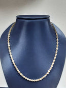 Rope Chain - Yellow Gold 10k (.417) 4.3 grams 22 inch