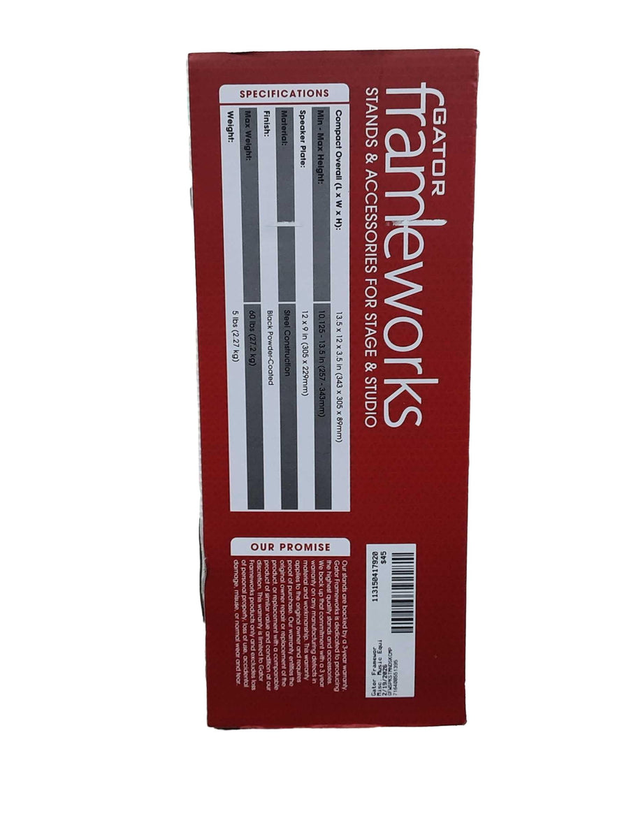 Gator Frameworks Gfwspkstmndskcmp Black