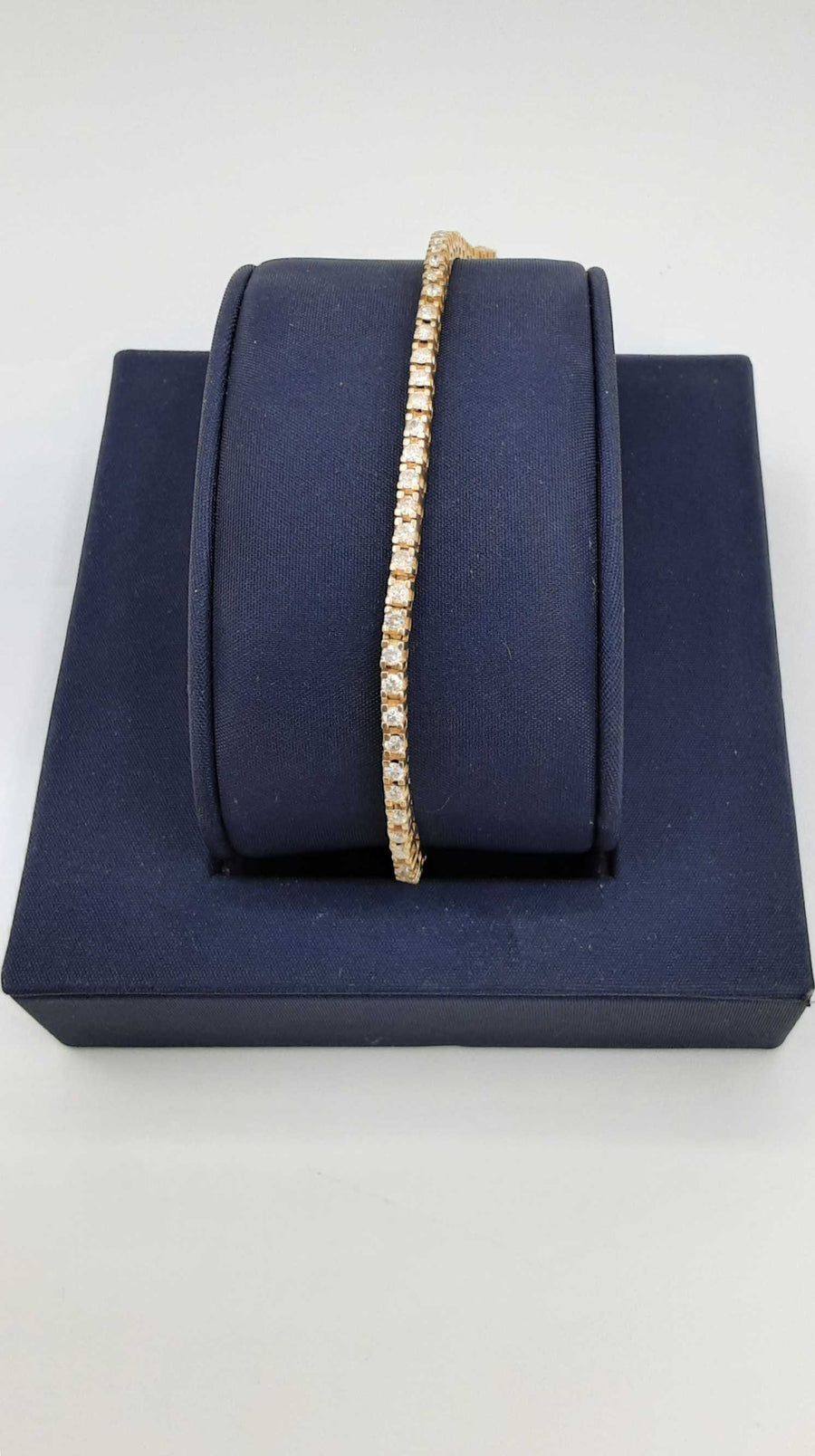 Tennis Bracelet - Yellow Gold 14k (.585) 9.3 grams 6 inch