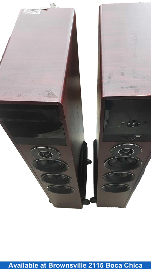 Rockville Tm150 Brown Floor Speaker
