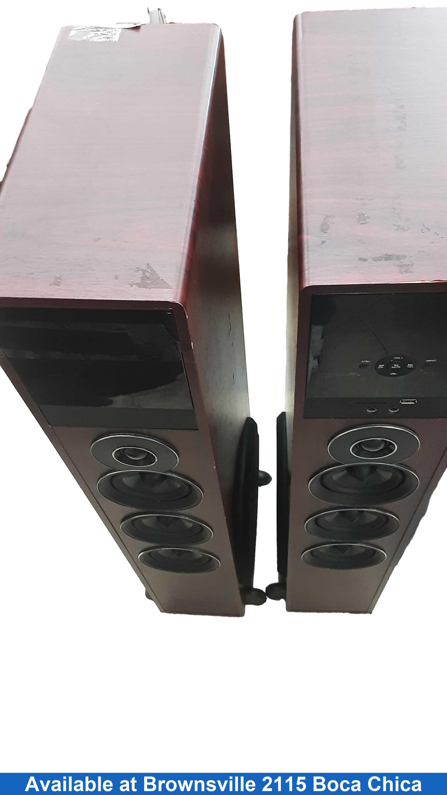 Rockville Tm150 Brown Floor Speaker