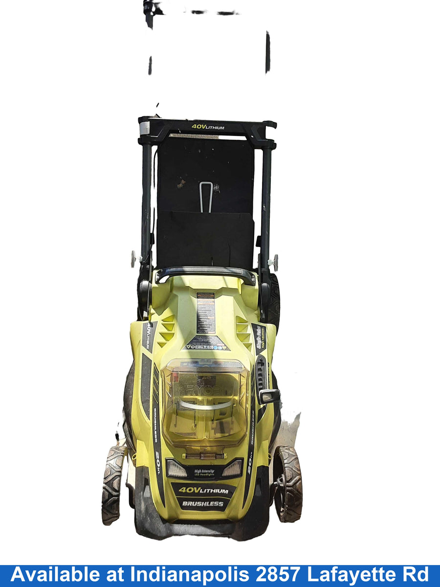 Ryobi Ry40108 Green Cordless Self Propelled Lawn Mower