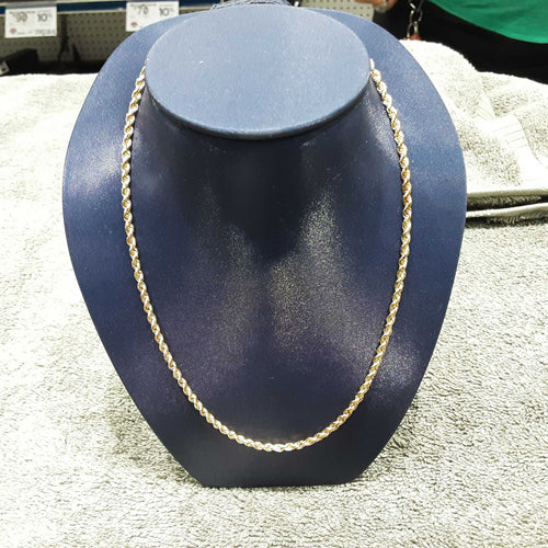Rope Chain - Yellow Gold 14k (.585) 16.5 grams 24 inch