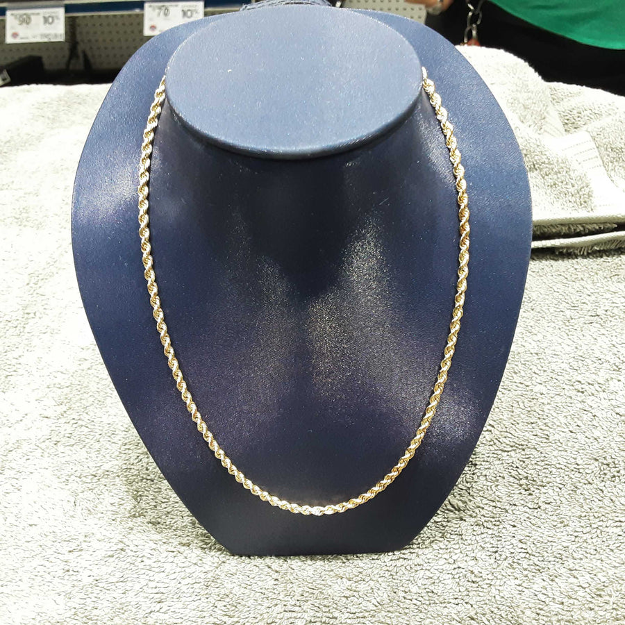 Rope Chain - Yellow Gold 14k (.585) 16.5 grams 24 inch