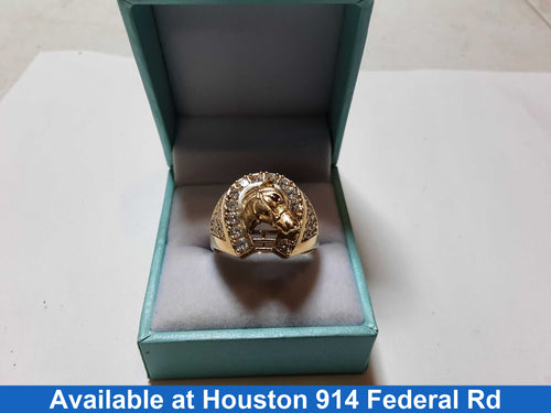 Men's Ring - Yellow Gold 14k (.585) 7.6 grams Size 12