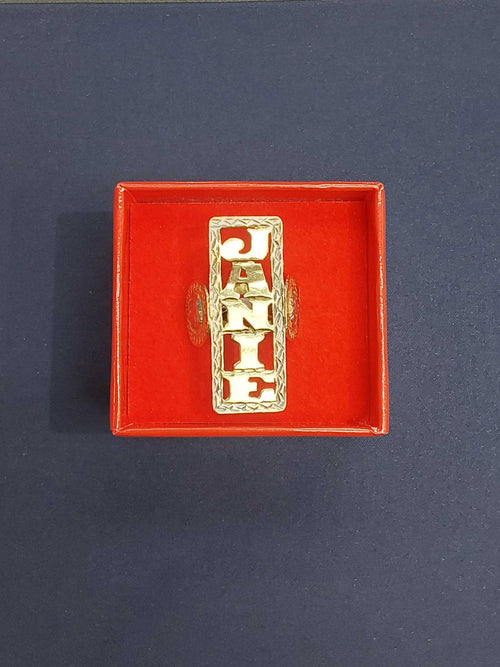 Women's Ring - Yellow Gold 10k (.417) 4.9 grams Size 7