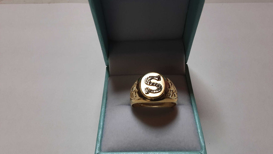 Men's Ring - Yellow Gold 14k (.585) 6 grams Size 8.5