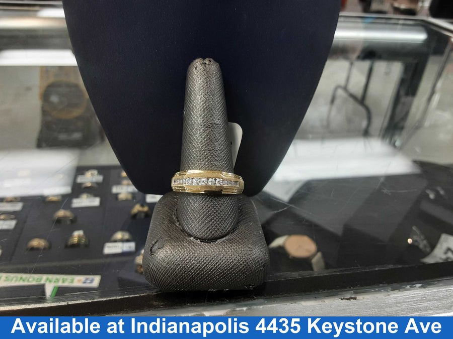 Men's Ring - Yellow Gold 10k (.417) 6.9 grams Size 9.5