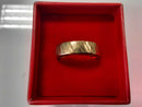 Ring - Wedding Band - Yellow Gold 14k (.585) 7.4 grams Size 13.5