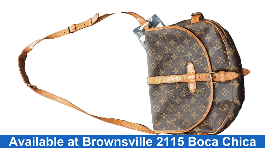 Louis Vuitton Saumur Mm Brown Purse / Handbag