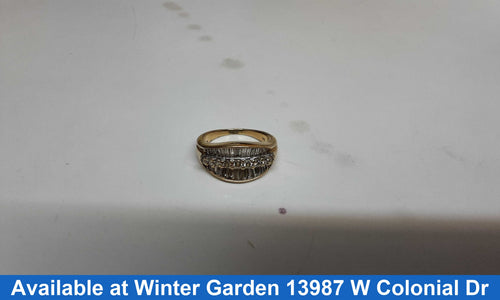 Women's Ring - Yellow Gold 14k (.585) 5.8 grams Size 6.5