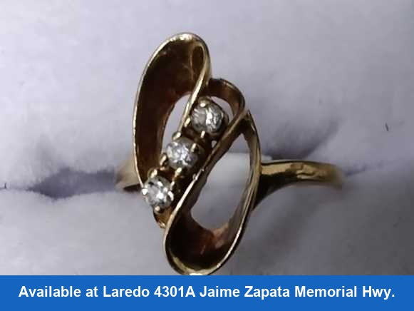 Women's Ring - Yellow Gold 14k (.585) 2.1 grams Size 6