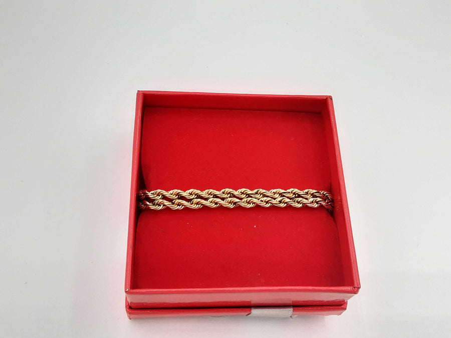 Rope Bracelet - Yellow Gold 14k (.585) 11.2 grams 4 inch