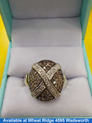 Women's Ring - White Gold 14k (.585) 6 grams Size 20