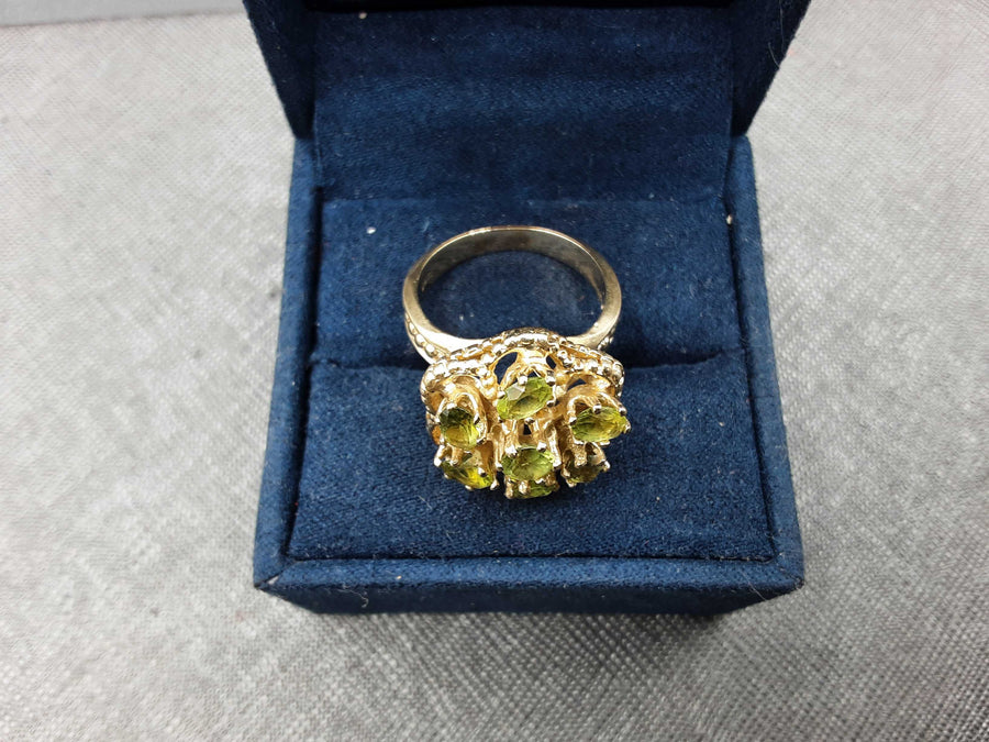 Women's Ring - Yellow Gold 14k (.585) 8.6 grams Size 7.5