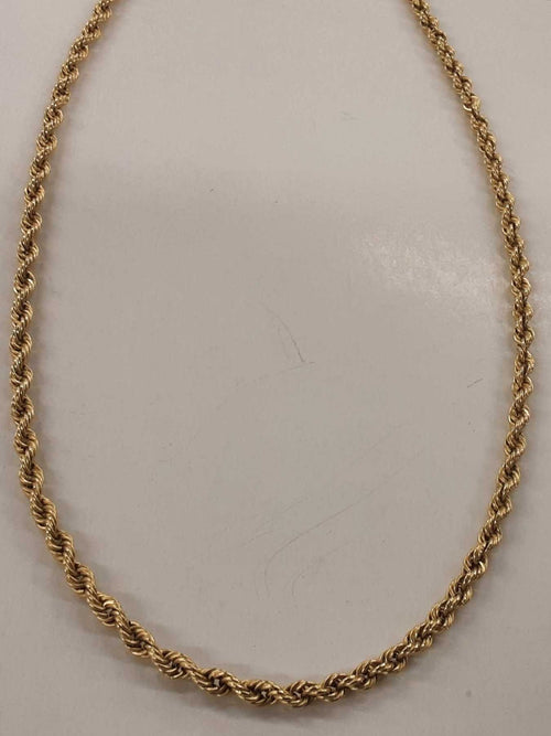 Rope Chain - Yellow Gold 10k (.417) 11.7 grams 21 inch