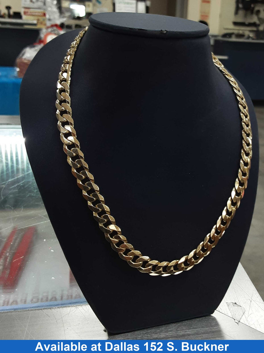 Cuban Link Chain - Yellow Gold 14k (.585) 71 grams 22 inch