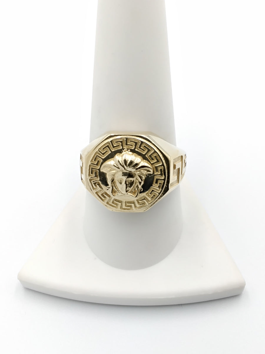 Men's Ring - Yellow Gold 14k (.585) 7.4 grams Size 10.5