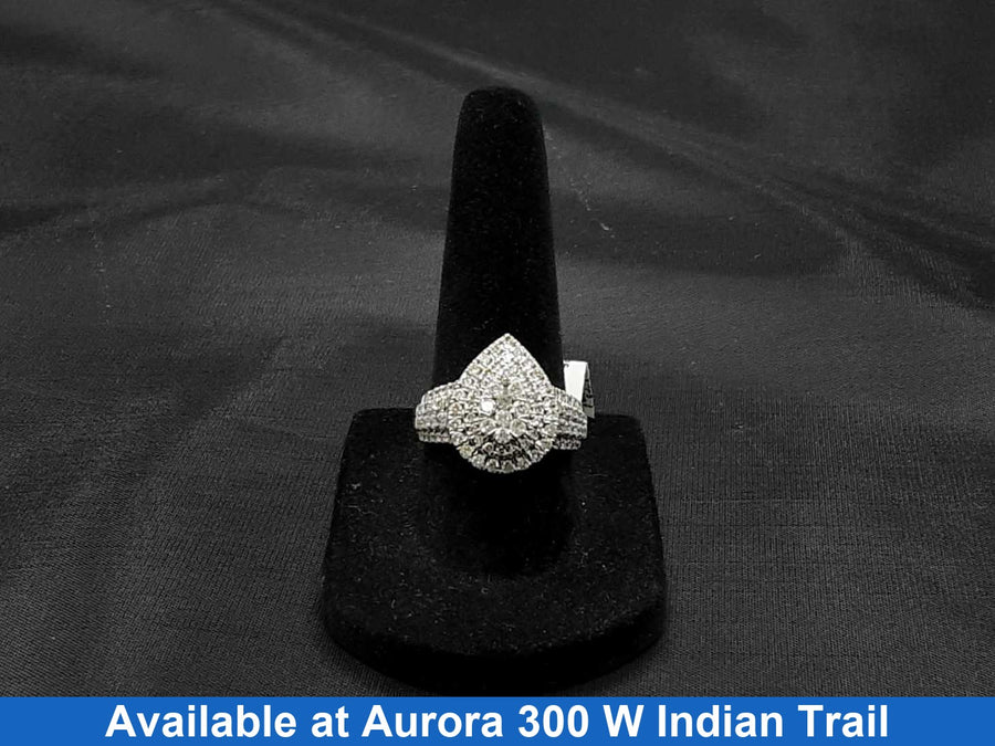 Women's Ring - White Gold 10k (.417) 4.5 grams Size 7