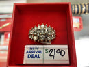 Women's Ring - Yellow Gold 14k (.585) 9.9 grams Size 5.5