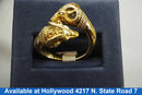 Men's Ring - Yellow Gold 18k (.750) 12.7 grams Size 8