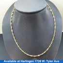 Chain - Yellow Gold 10k (.417) 2.4 grams 18 inch