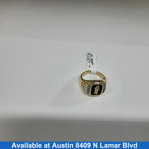 Men's Ring - Yellow Gold 14k (.585) 6.8 grams Size 11.5