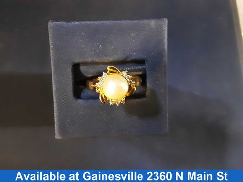 Women's Ring - Yellow Gold 14k (.585) 4.3 grams Size 8.5
