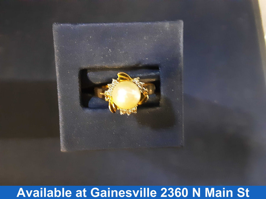 Women's Ring - Yellow Gold 14k (.585) 4.3 grams Size 8.5