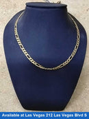 Figaro Chain - Yellow Gold 14k (.585) 15.2 grams 18 inch