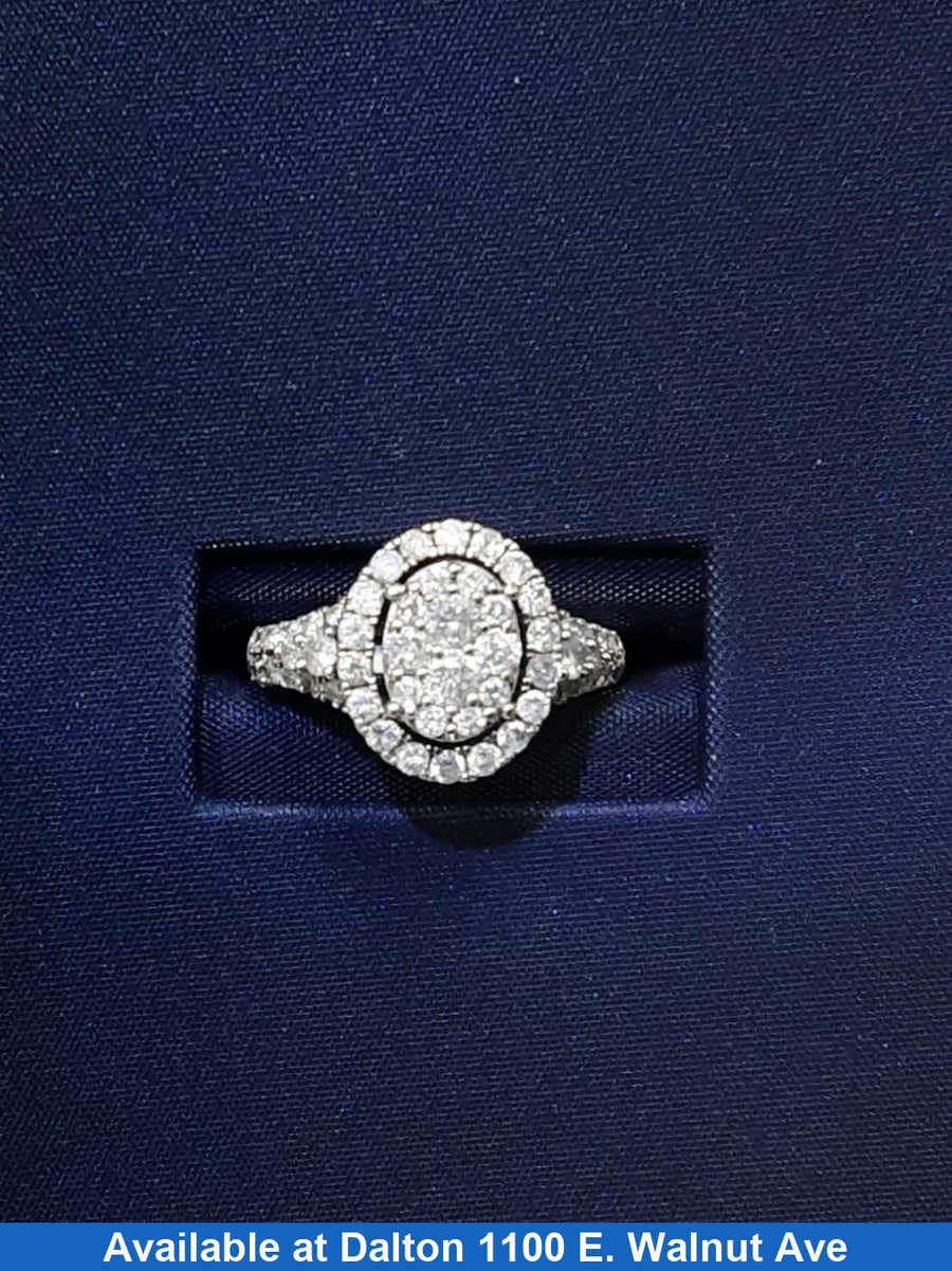 Women's Ring - White Gold 10k (.417) 3 grams Size 5.5