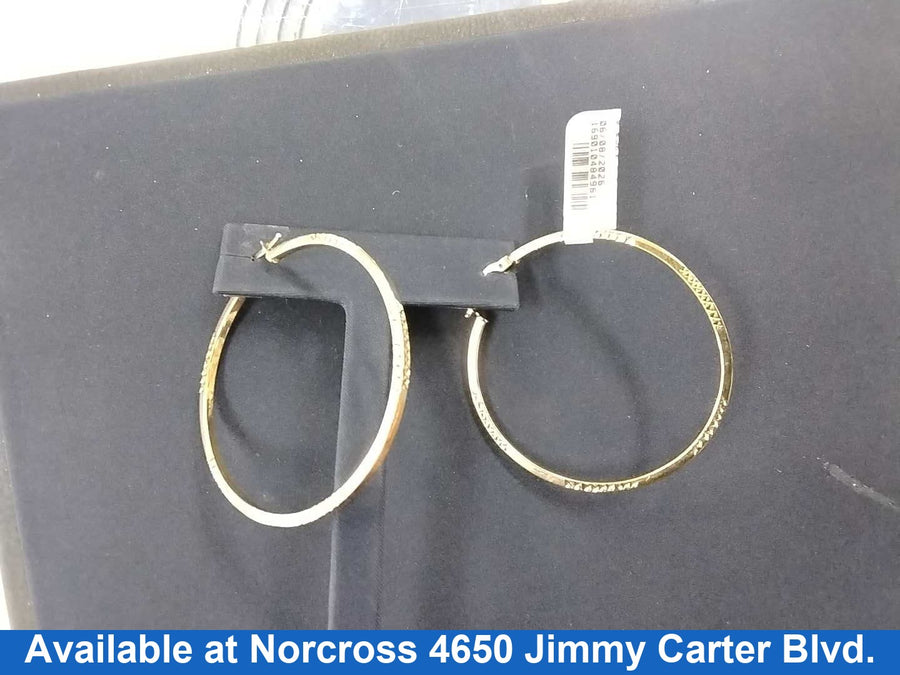 Bangle Earrings - Yellow Gold 10k (.417) 5.1 grams