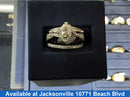 Ring - Engagement Set - White Gold 10k (.417) 5.2 grams Size 6