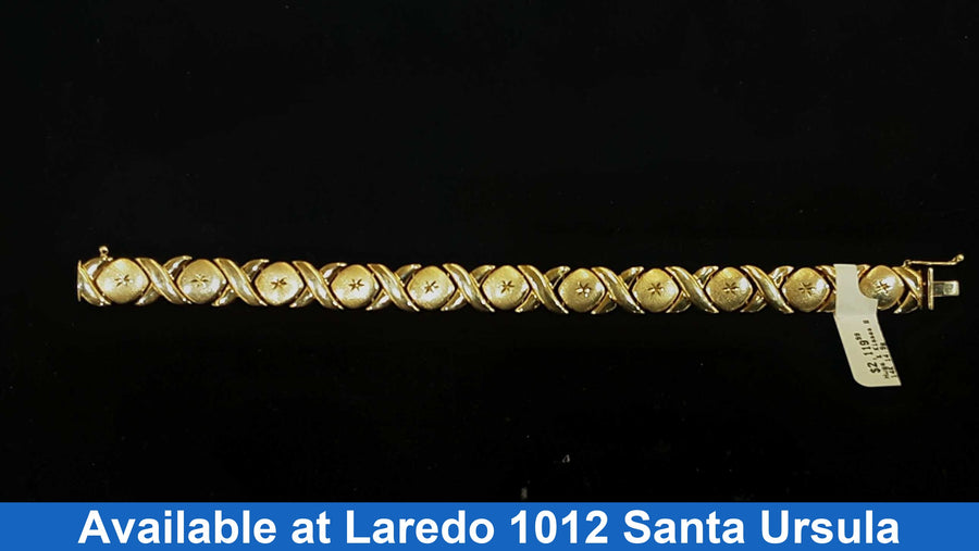 Bracelet - Yellow Gold 14k (.585) 14.9 grams 6 inch